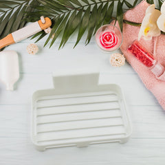 Soap Dish with Drain Soap Holder, Soap Saver Easy Cleaning, Soap Tray for Shower - 7353_wall_soap_dish_1pc