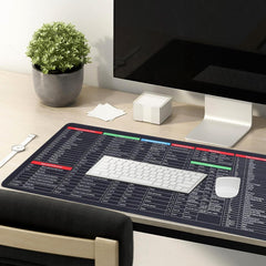 Shortcut Keyboard Mat Mouse Pad Mat Mouse Pads for Desk Quick Key Super Large An - 12982_shortcut_keyboard_mouse_pad