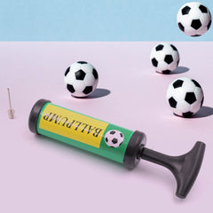 Inflator Air Ball Pump Soft Bouncing Ball Development Kids Toy, Sports Plastic P - 9333_plastic_ball_pump_17cm