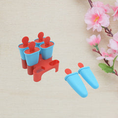 Ice Candy Maker 6 pcs Set Kulfi Maker Ice Candy Mould Clear Popsicle Mold Homema - 2396_ice_candy_maker_6pc