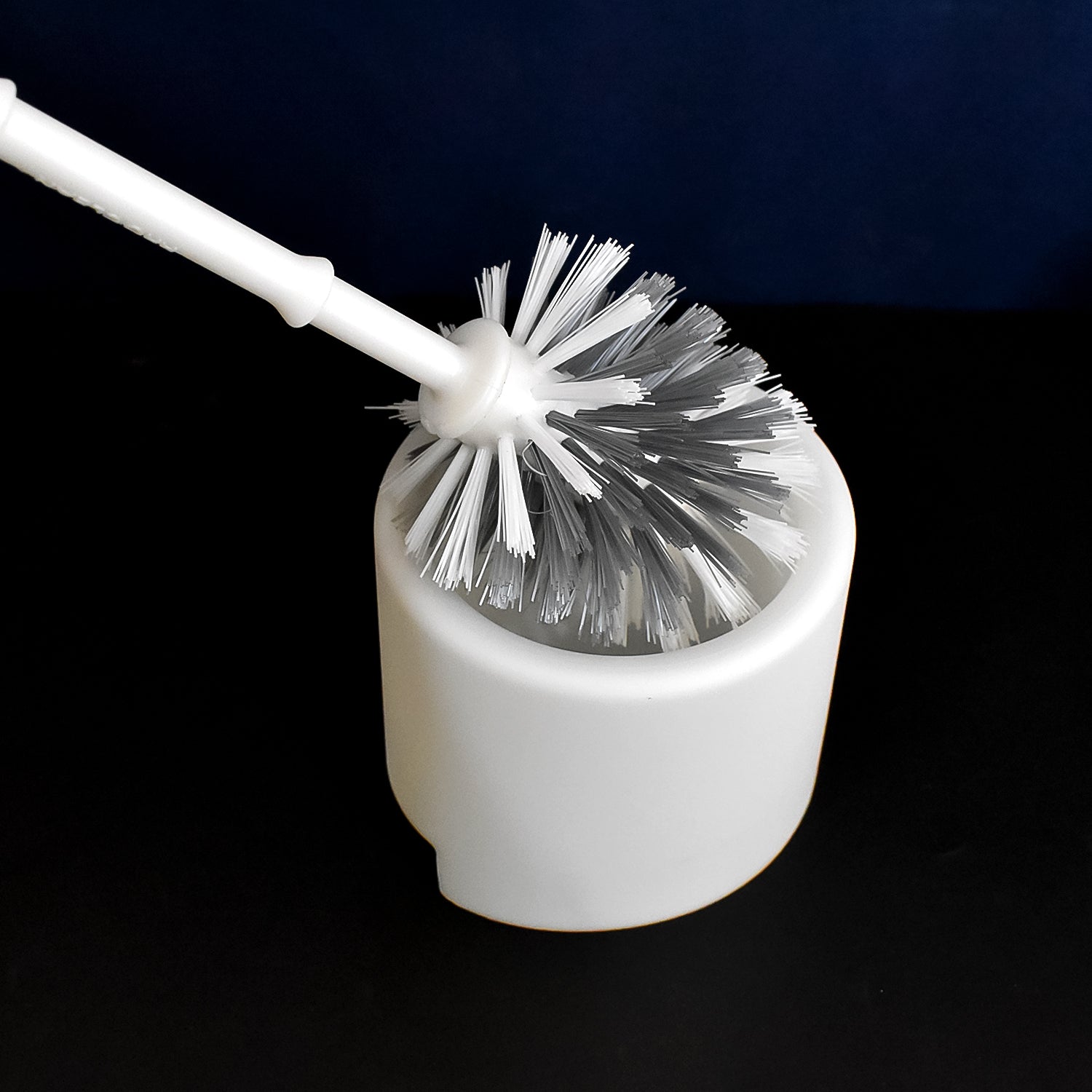 Toilet Brush with Holder Stand, Toilet Brush Set Toilet Cleaning Brush Household - 4685_toilet_brush_with_holder