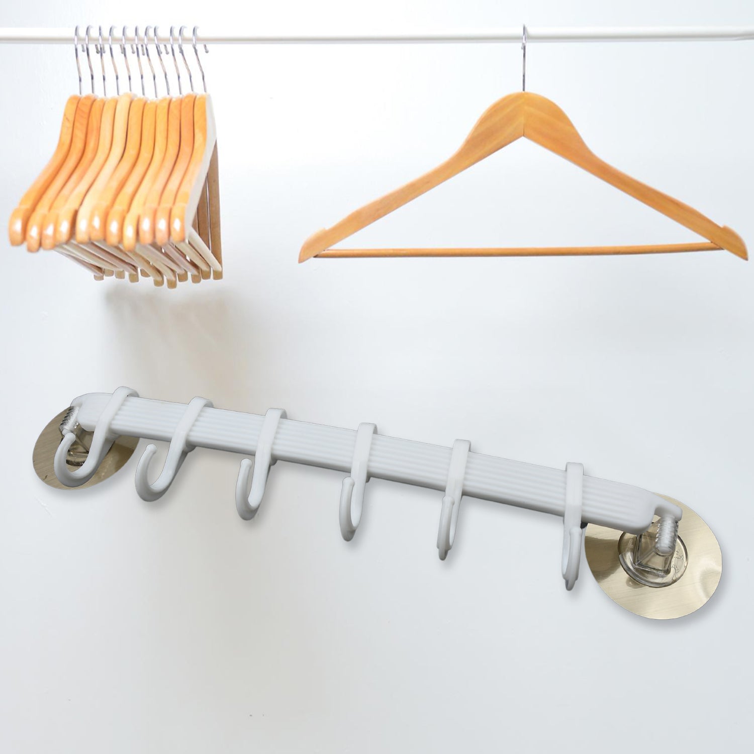 1pc bath towel hanger wall mount towel hanger wall towel shelf towel hanging rac - 7456_bath_towel_hanger_1pc