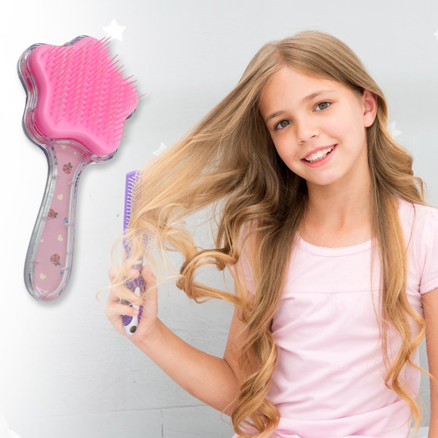 Cartoon Hair Brush Massage Shower Comb Blur Wet Salon Hair Brushes Hair Styling  - 12572_cartoon_hair_massage_brush