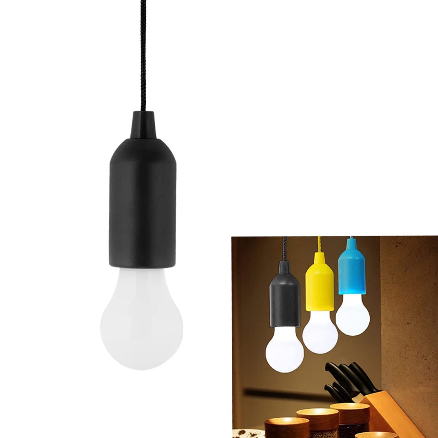 1pcs LED Bulbs Pull Cord Light LED Pull Cord Light Hanging LED Bulb Pull Wire Dr - 12899_pull_cord_bulb