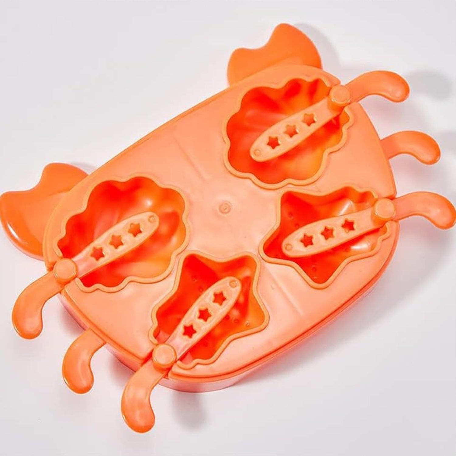 Crab Ice Mold Household Ice Cream Mold Popsicle Mold Silicone Ice Cream Popsicle - 5532_crab_ice_cream_mould_1pc