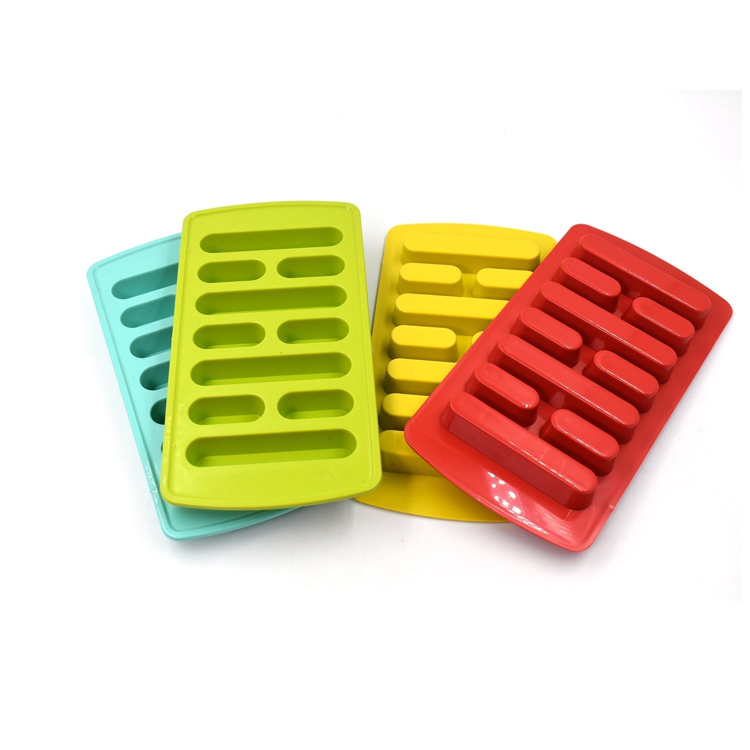 4 Pc Fancy Ice Tray used widely in all kinds of household places while making ic - 0784_4pc_fancy_ice_tray