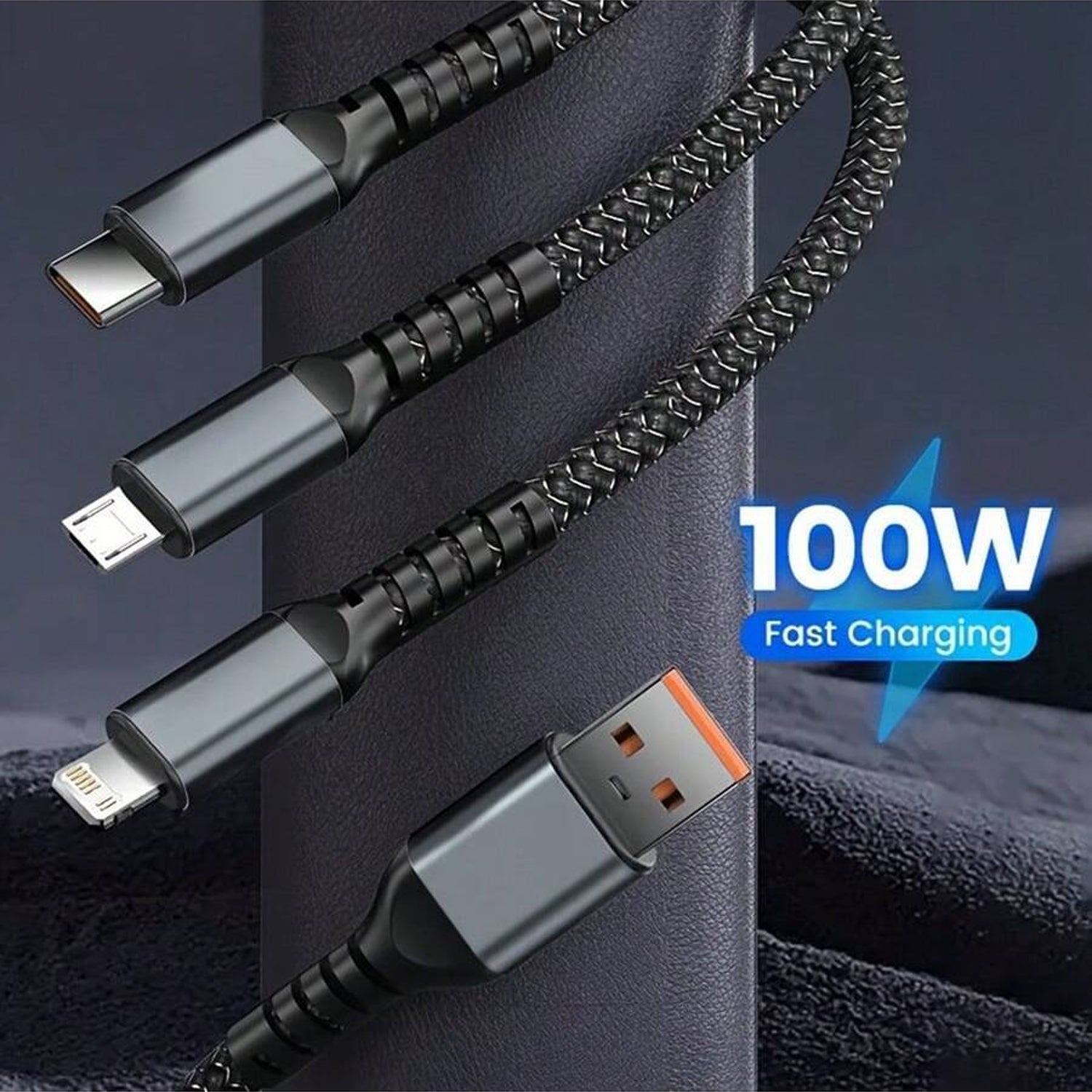 3-in-1 Super Fast Charging Cable 100w - 13168_100w_3in1_fast_charging_cable