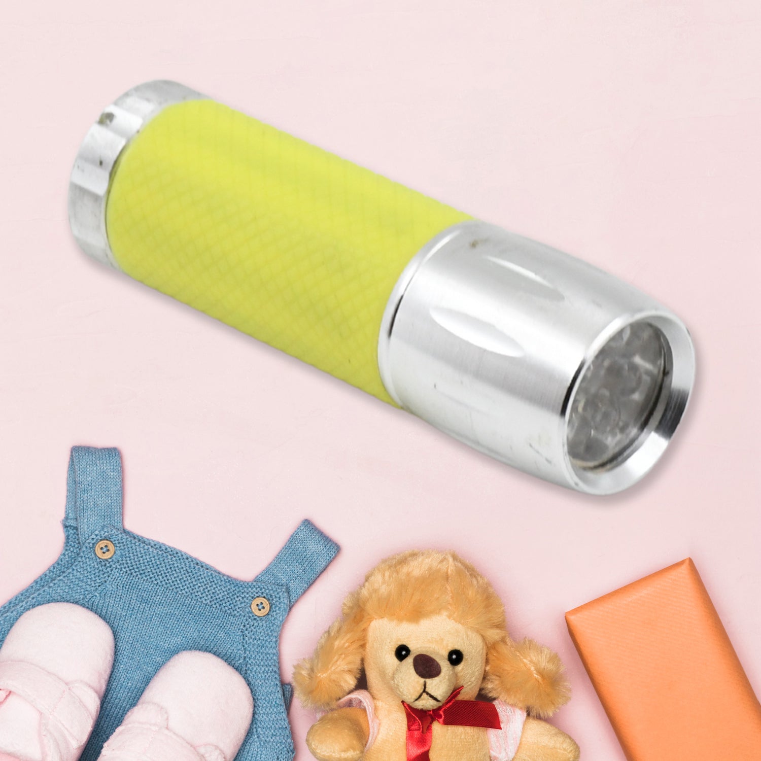 Portable Mini Torch / Flashlight LED Powerful High Lumens Pen Light Easy To Carr - 8554_9led_mini_torch_light