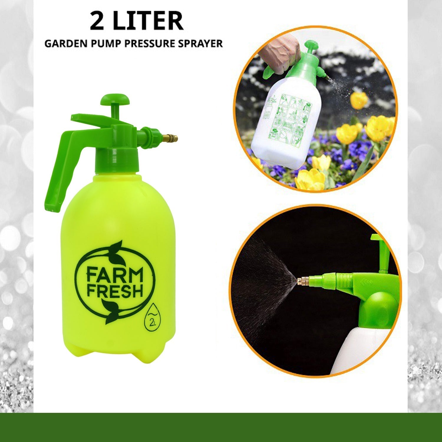 Garden sprayer for large areas