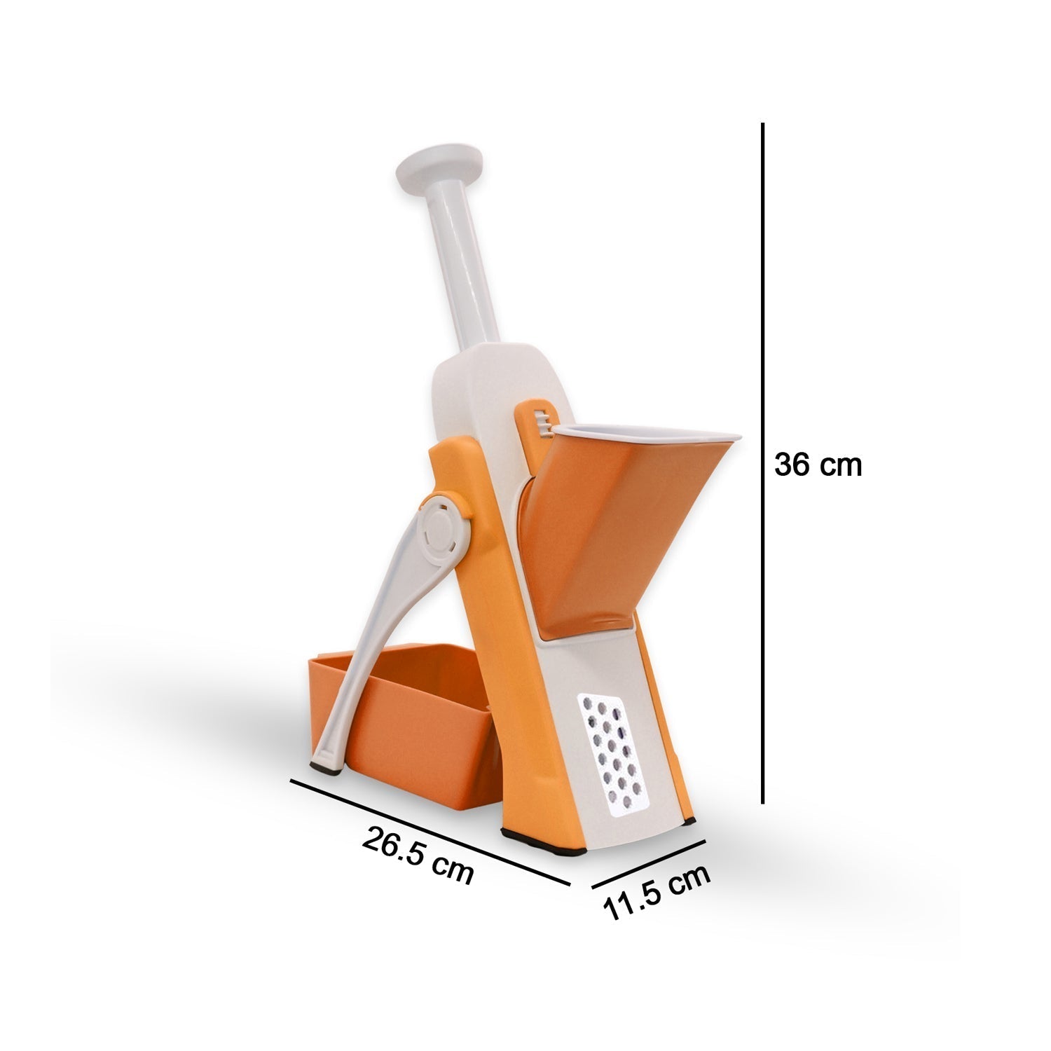 बहु-कार्यात्मक समय बचाने वाला समायोज्य हाथ प्रेस सब्जी चॉपर - 2801_mandoline_veg_slicer