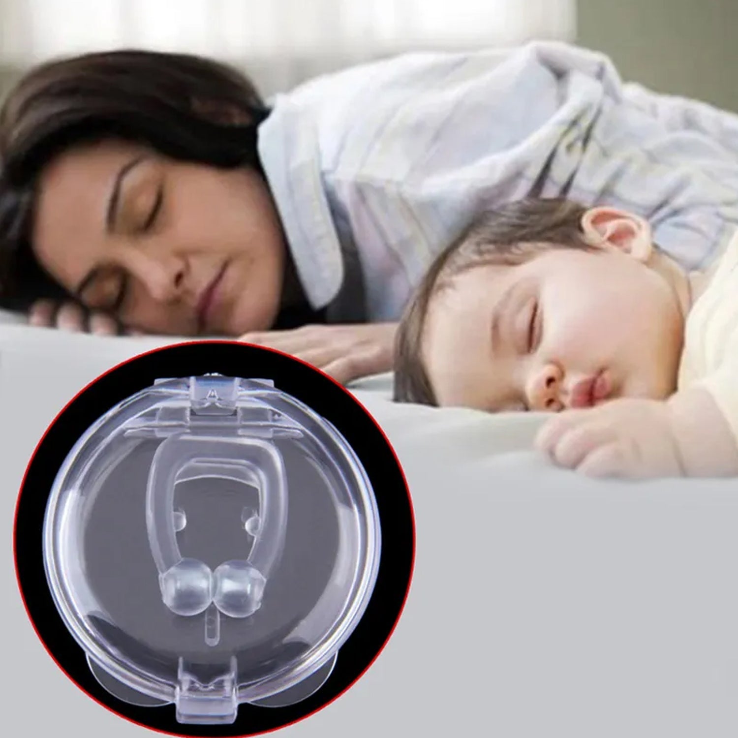 Anti Snore device for men and woman Silicone Magnetic Nose Clip For heavy Snorin - 0349_anti_snore_nose_clip