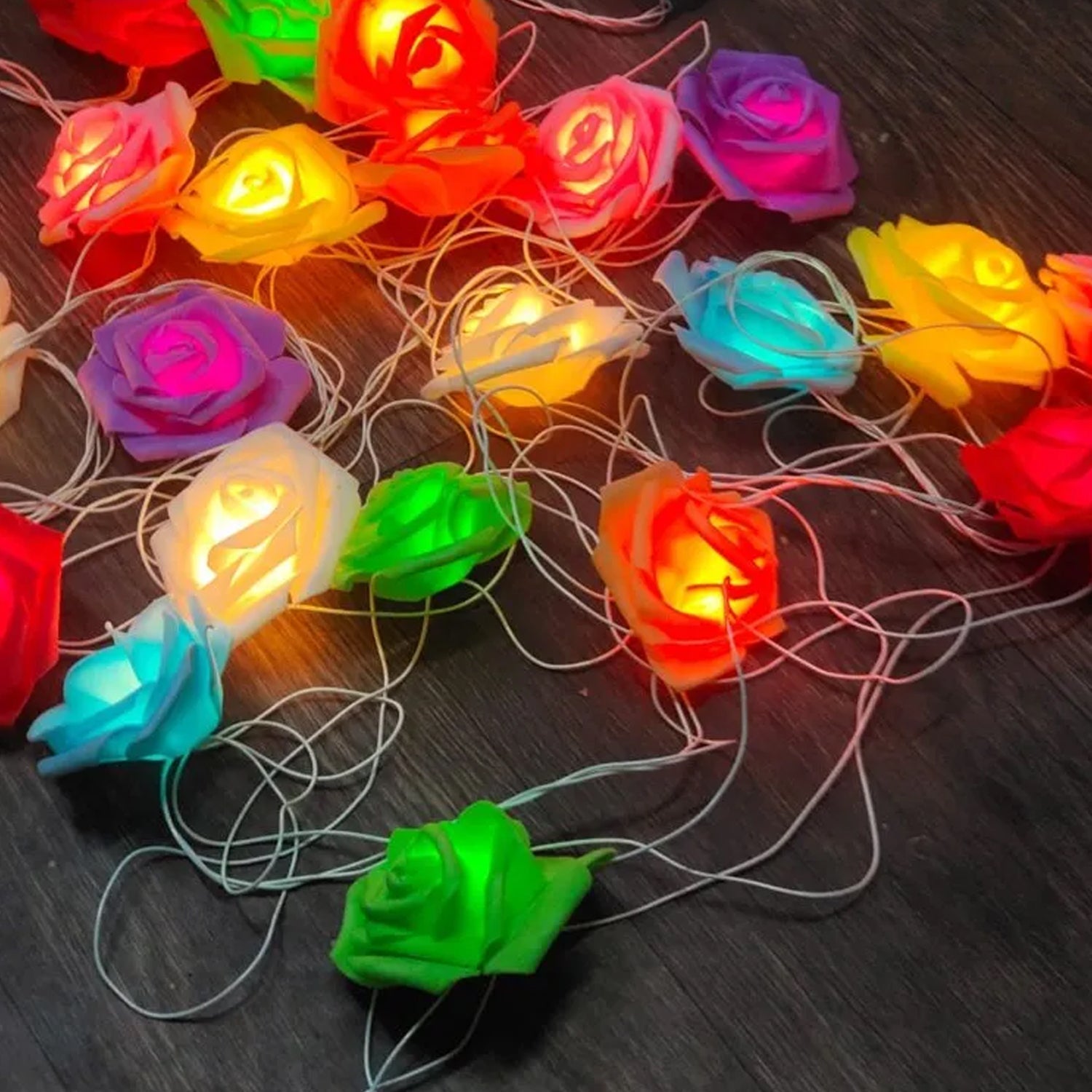 Home Decoration Diwali & Wedding LED String Light Indoor and Outdoor Light, Fest - 13134_mix_design_string_light_1pc