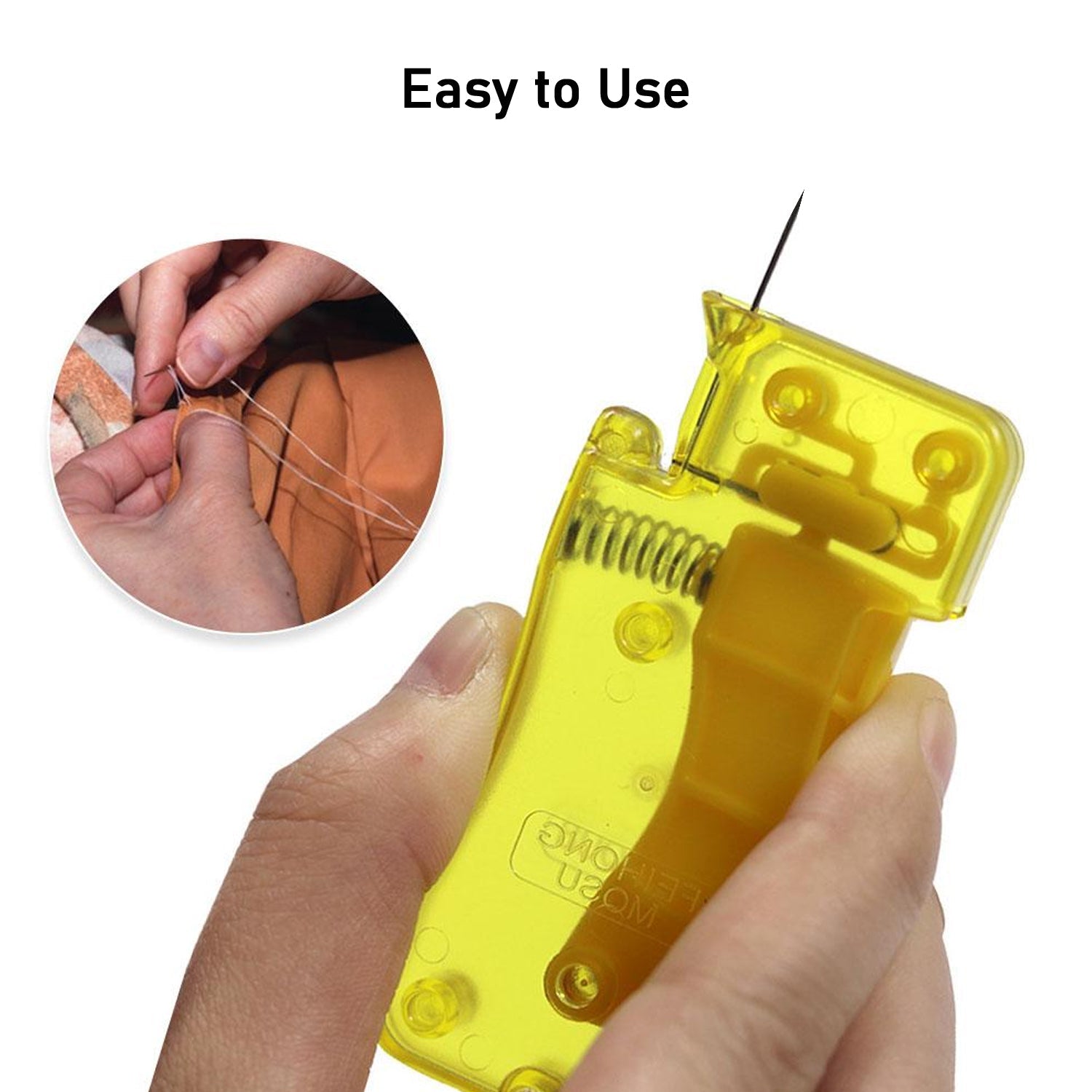 Needle Threader, Stylish Appearance Comfortable Grip Lightweight Portable Automa - 8456_needle_threader_1pc