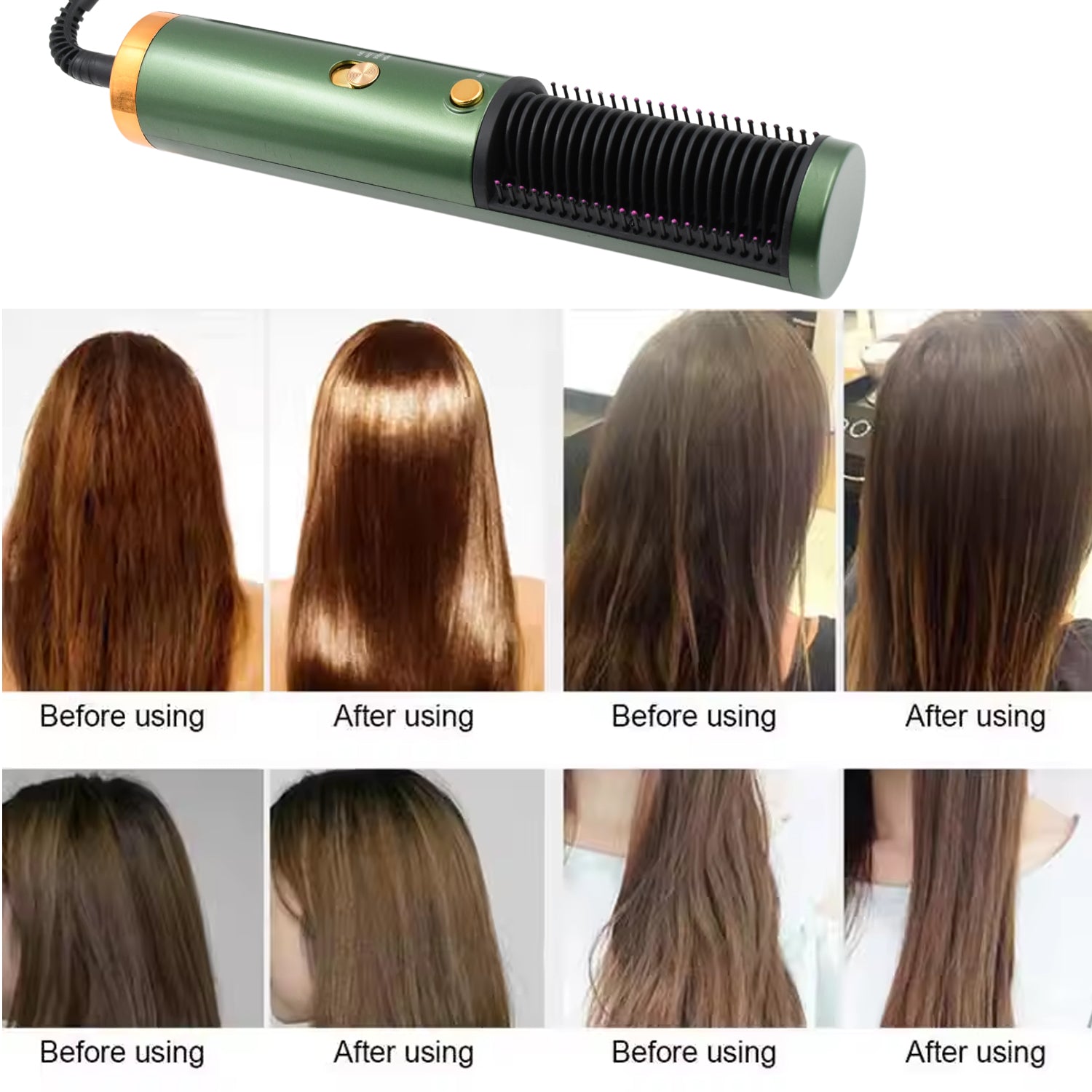 Hair Straightener Comb, Anti Scald Hot Comb Negative Ion Hair Straightener Brush - 12863_hair_straightener_comb_1200w