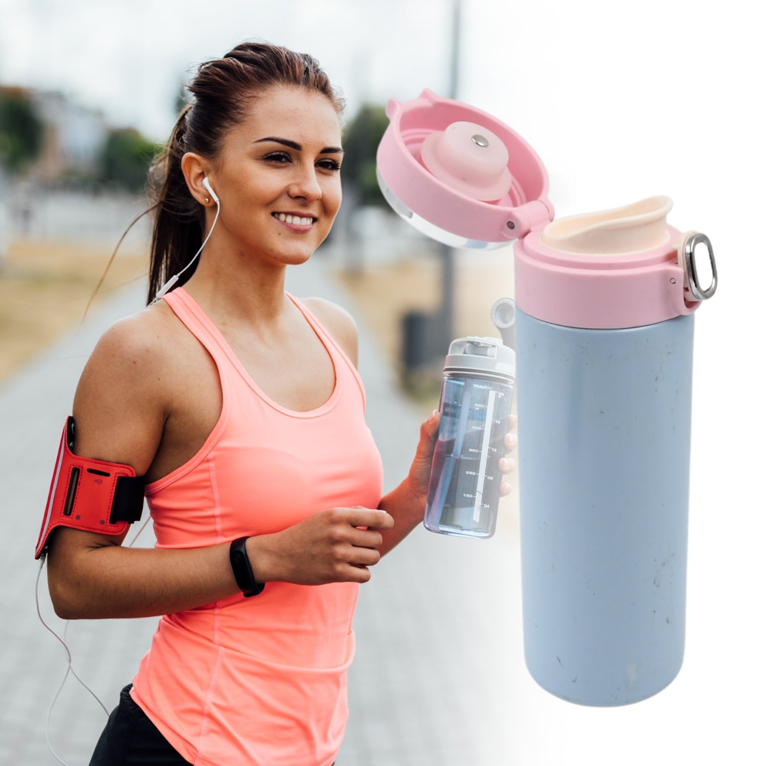 Double walled Stainless Steel Water Bottle (450 ML Approx)