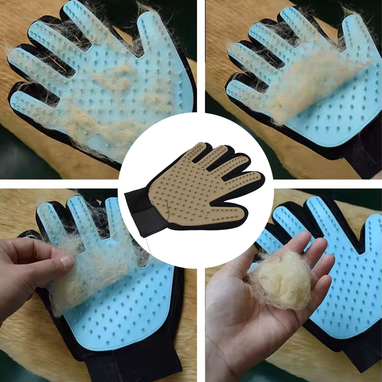 Dark Brown Gloves, Gloves Bathing Tool (1 Pc) - 17955_dark_bro_multi_clea_gloves_1pc