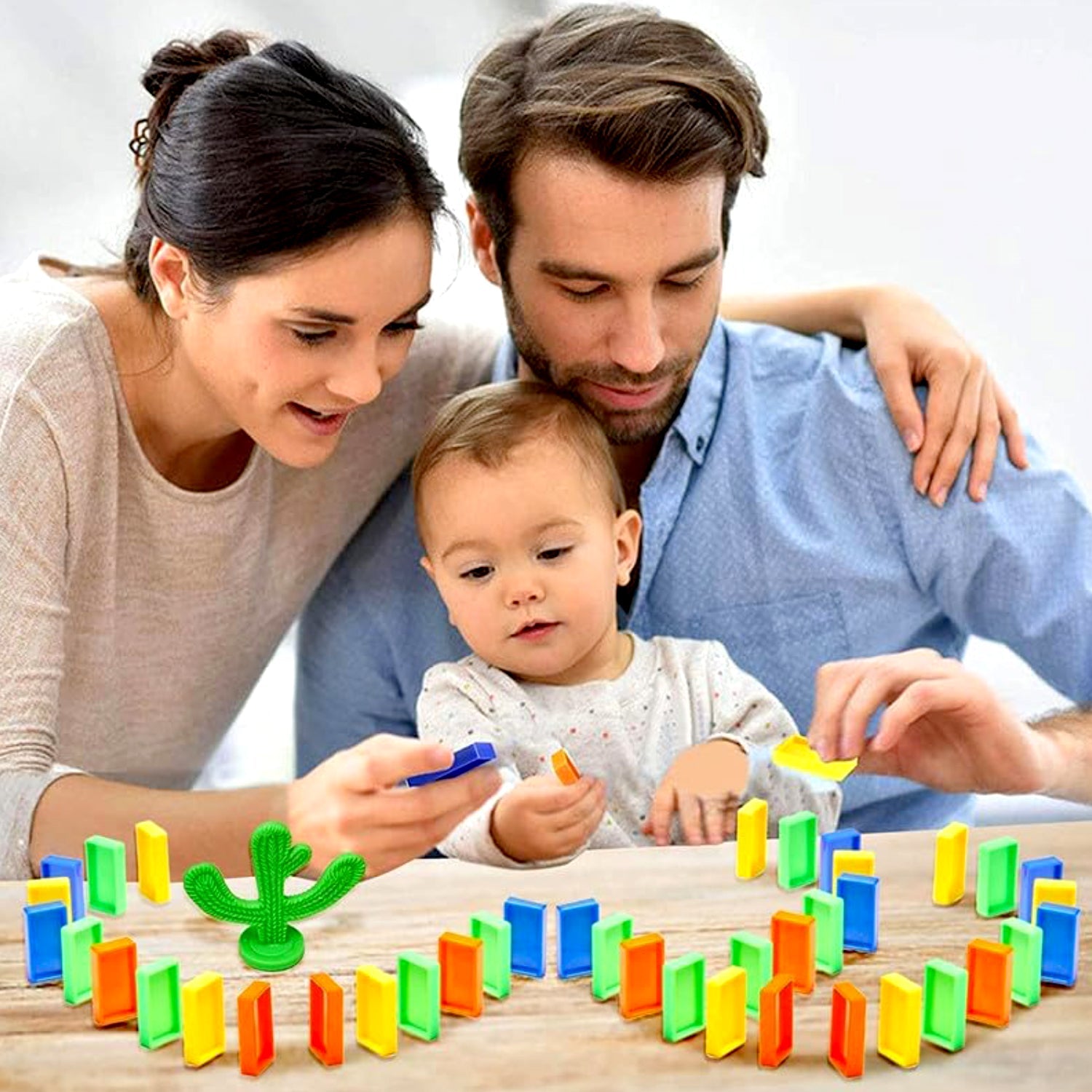 Play Game Transparent Funny Train Engine with Blocks Set 60 Blocks Toy with Musi - 4887_train_engine_with_60blocks_toy