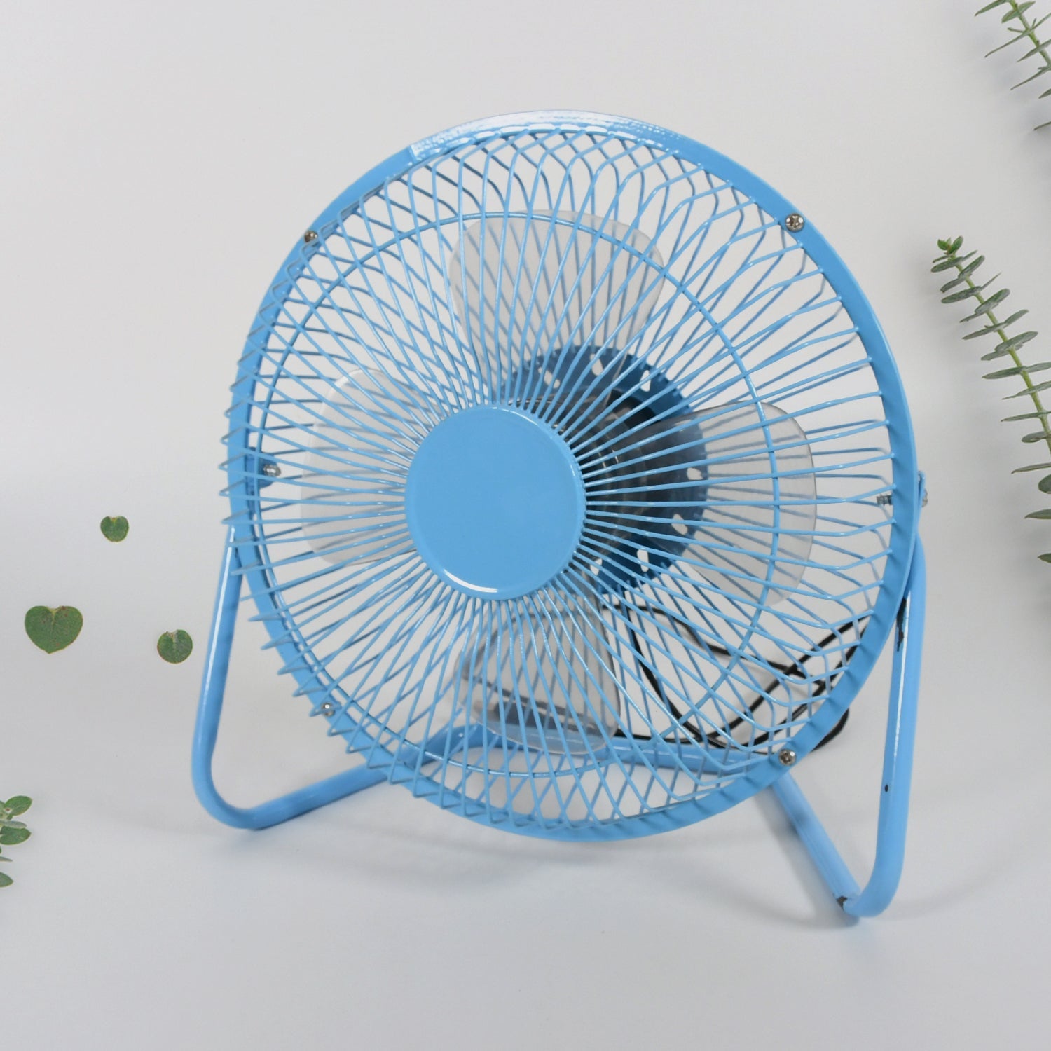 Big USB Table Desk Personal Metal Electronic Fan, Compatible with Computers, Lap - 17679_usb_table_desk_fan_no3