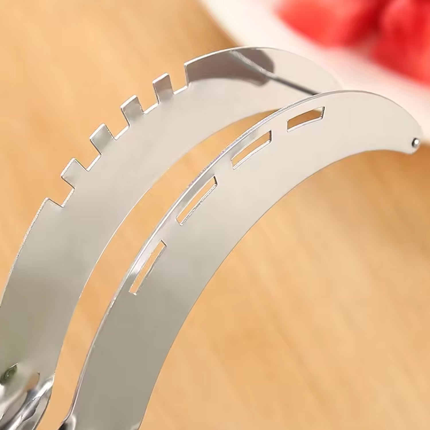 3in1 Stainless Steel Watermelon Cantaloupe Slicer Knife, Corer Fruit, Vegetable  - 10053_ss_watermelon_cutter_slicer