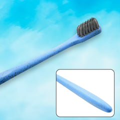 Wheat Straw Toothbrush Women Men Soft-bristle Toothbrush Oral Care Tooth Brush M - 12579_soft_toothbrush_1pc