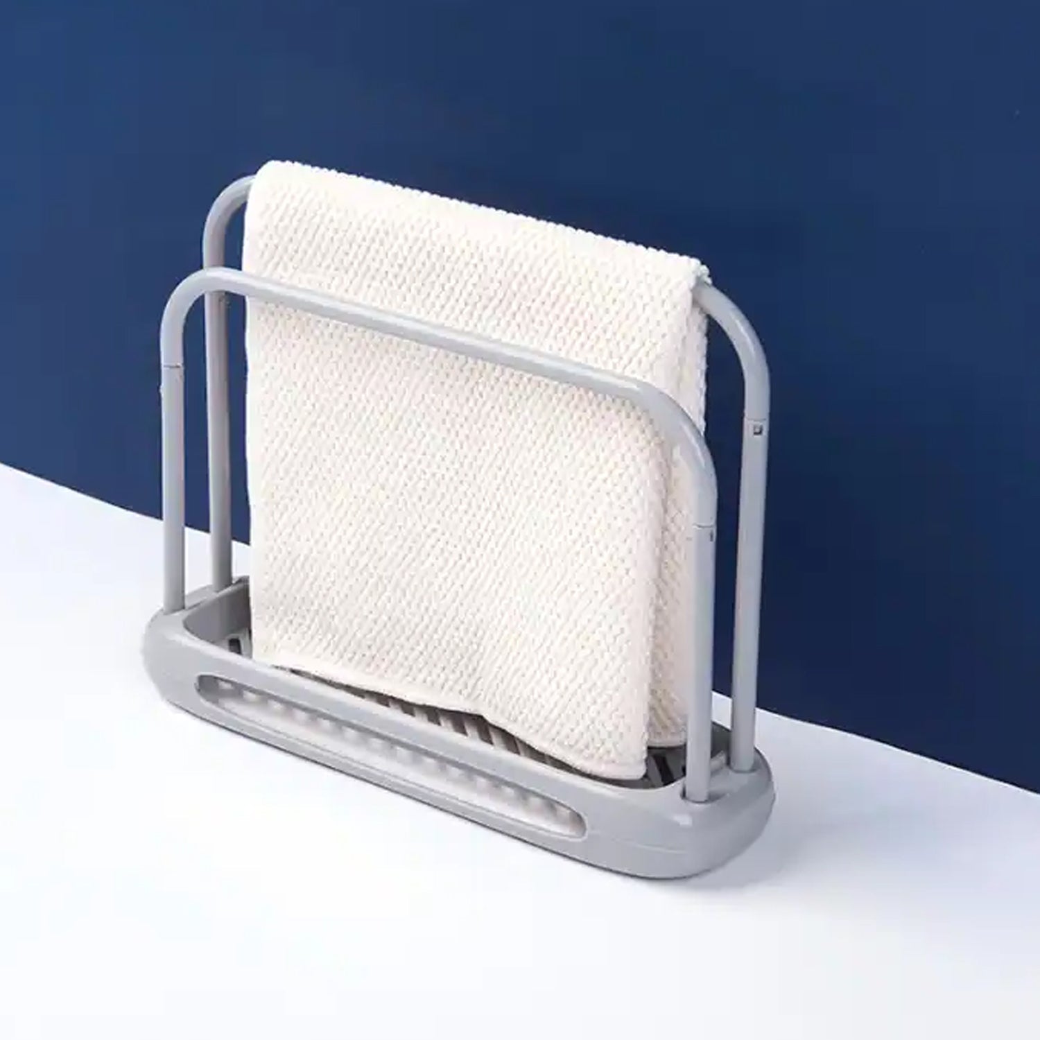 Storage Rack Kitchen Storage Holder Dish Towel Holder Dishcloth Rack Organizer P - 2305_kitchen_storage_sink_holder