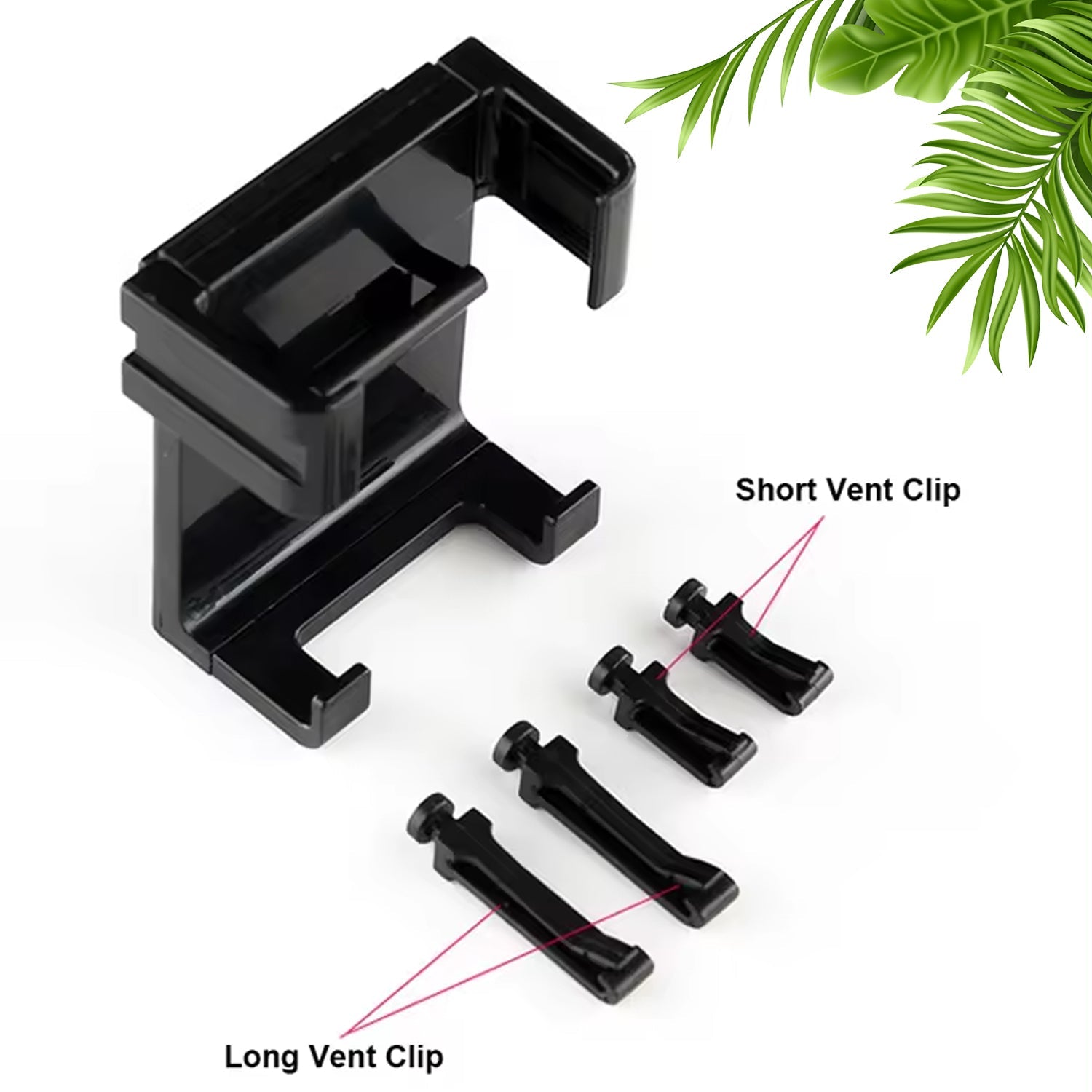 12857 Smartphone Car Phone Holder Car Air Conditioning Vent Phone Holder, Holde - 12857_car_phone_holder_1pc