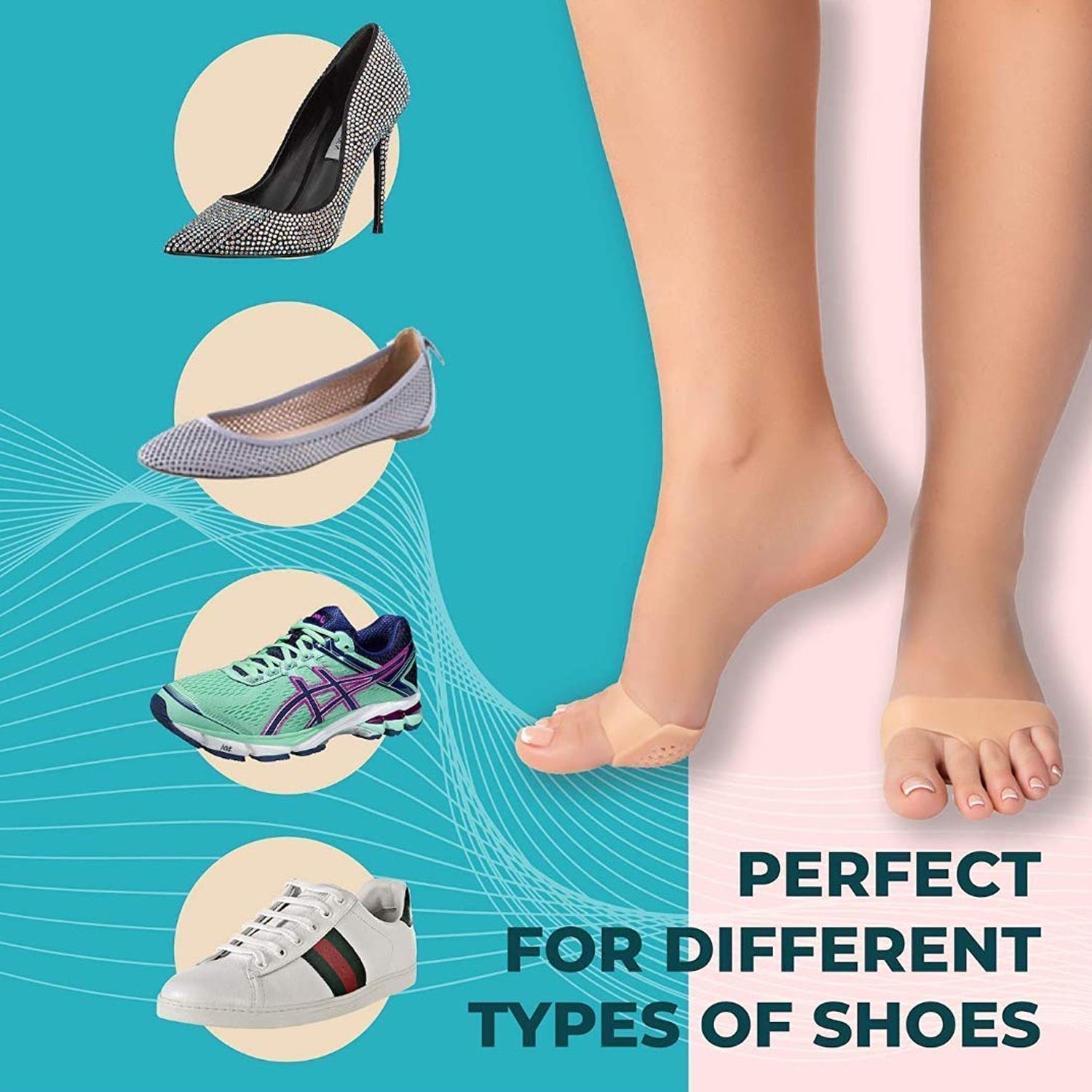 SILICONE TIPTOE PROTECTOR AND COVER USED IN PROTECTION OF TOE FOR MEN AND WOMEN - 6257_silicone_tiptoe_protector