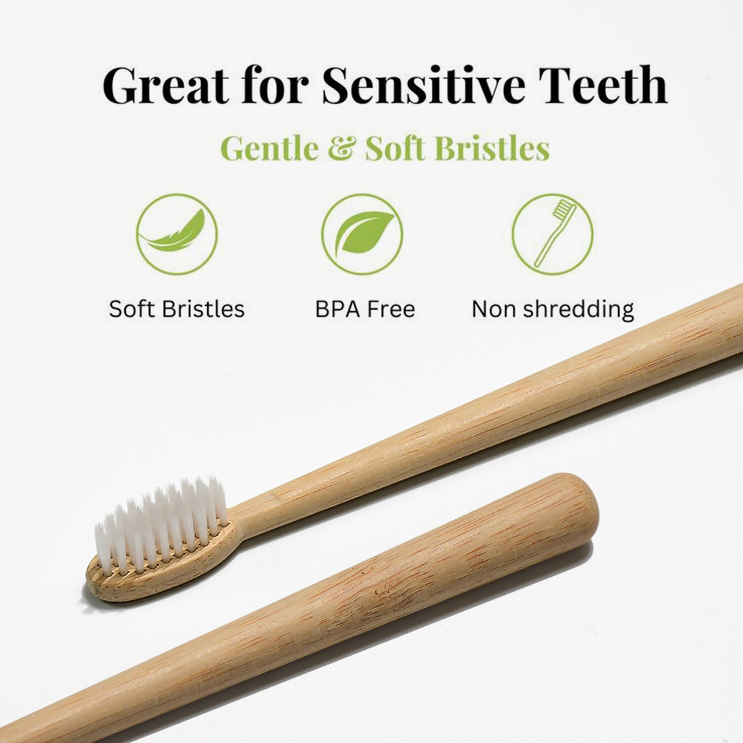 Bamboo Wooden Toothbrush Soft Toothbrush Wooden Child Bamboo Toothbrush Biode - 13031_wooden_thoothbrush_15pc_no5