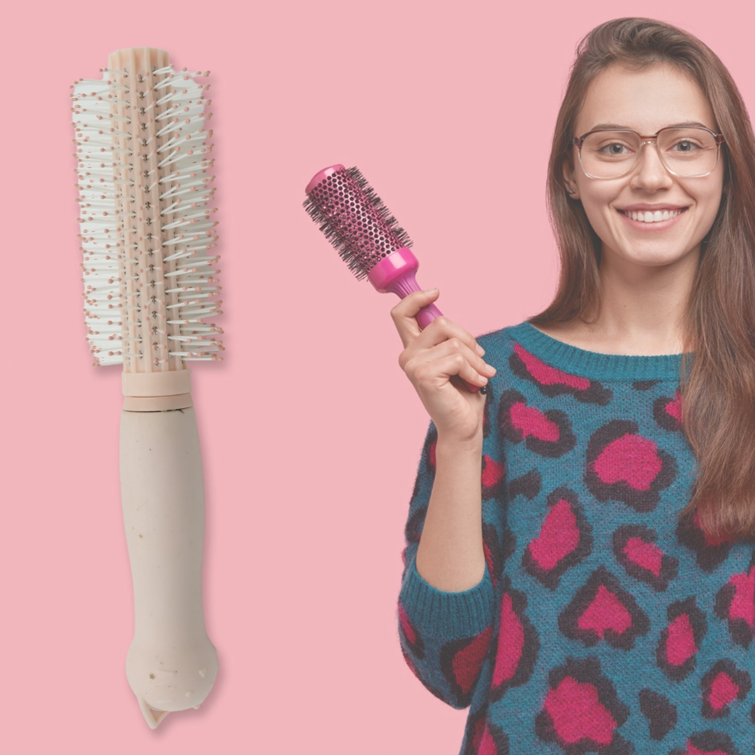 Massage Comb, Air Cushion Massage Hair Brush Ergonomic Matt Disappointment for S - 6611_massage_hair_comb_1pc_no2