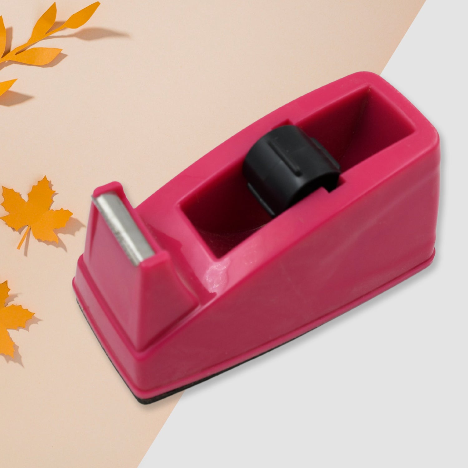 Plastic Tape Dispenser Cutter for Home Office use, Tape Dispenser for Stationary - 9513_plastic_tape_dispenser_no8