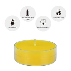 Tealight Diwali Candles for Home Decoration Smokeless Candles for Decorations Lo - 12958_mix_tealight_candle_1pc