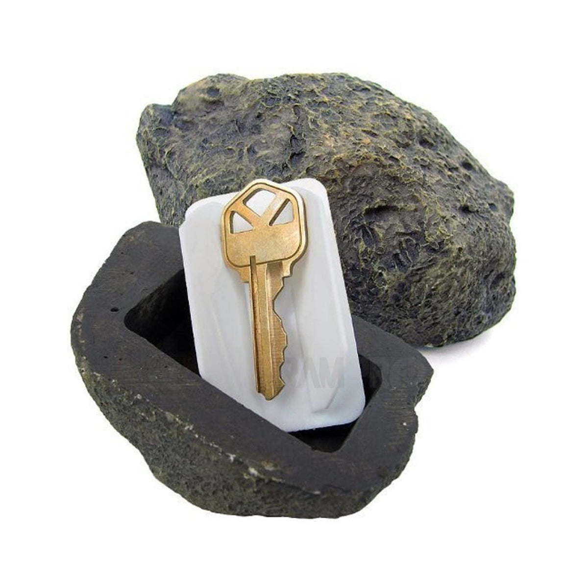 Hide a Key Outside Rock Looks Like a Real Rock - Weatherproof Rock Key Perfect f - 8744_fake_rock_key_hider_1pc