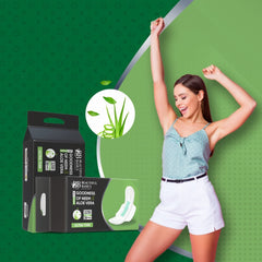 Sanitary Pads for Women With Goodness of Neem & Aloe Vera | Ultra Thin | Leakage - 0982_aloevera_sanitary_pads_36pads