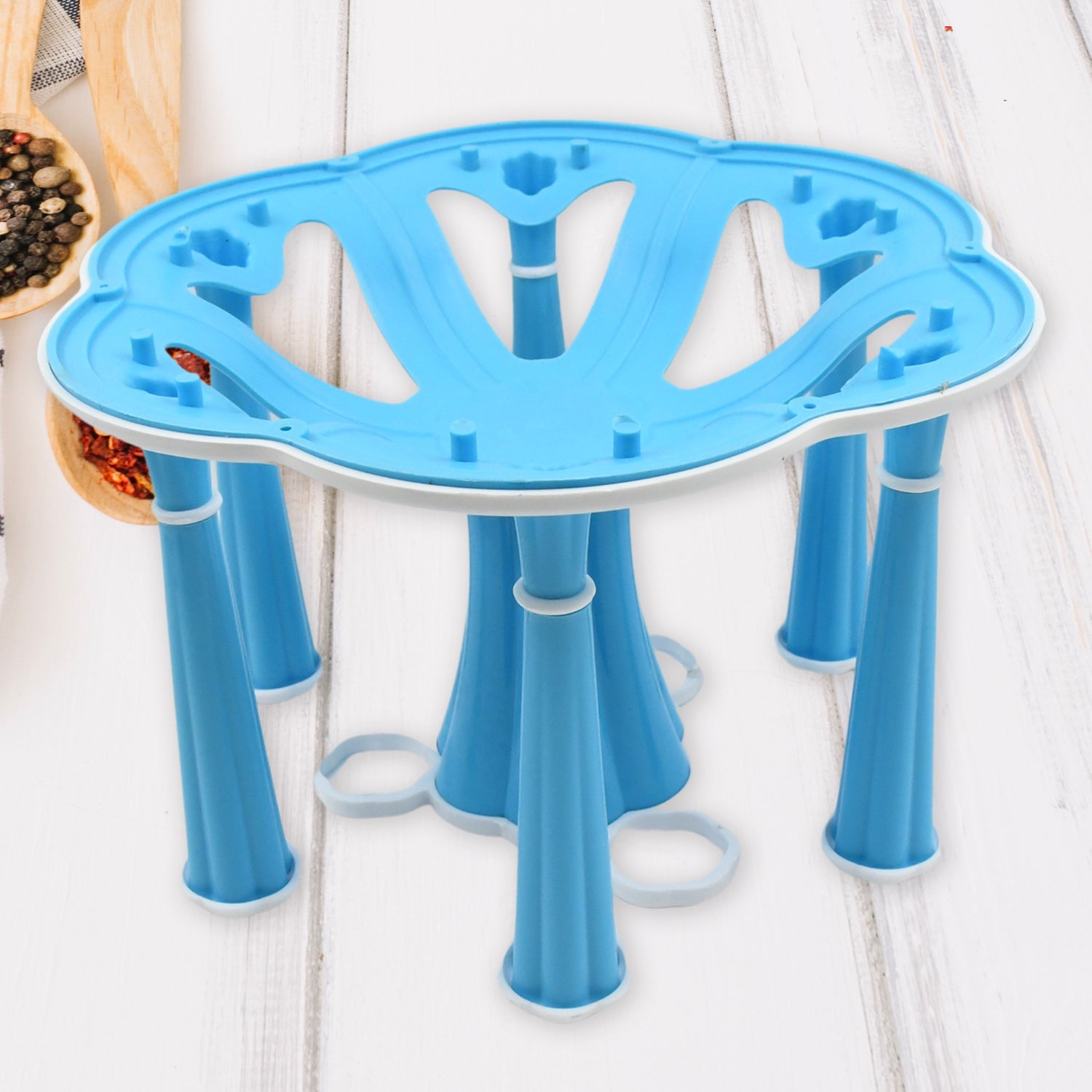 Miracle Plastic Glass Stand / Tumbler Holder / Glass Holder for Kitchen / Dining - 5589_plastic_glass_stand_m112