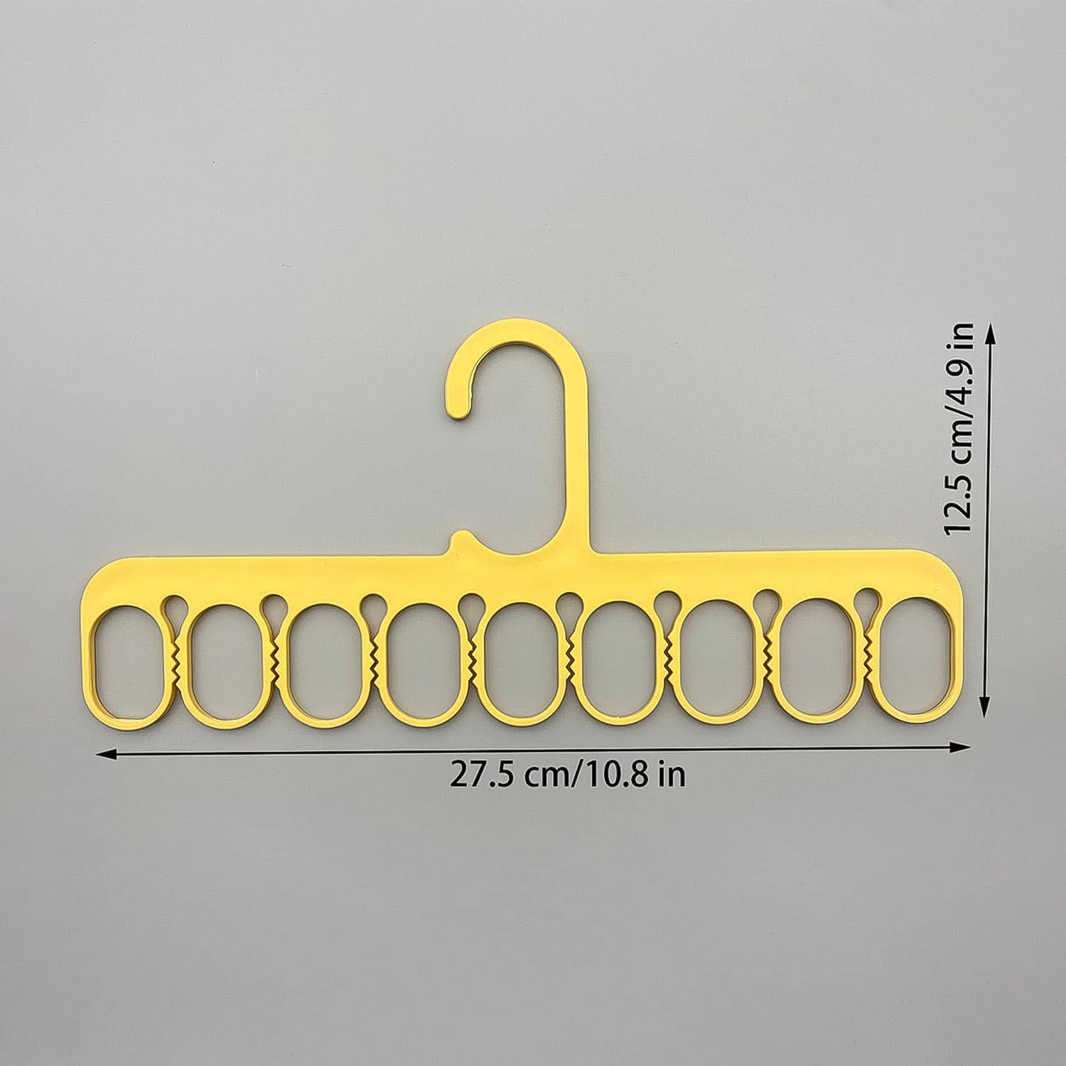 9-Hole Clothes Hangers Organizer Multifunction Hanger (1 Pc) - 18234_plastic_9_hole_clothes_hanger