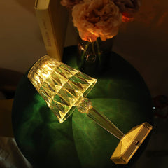 Romantic Crystal Table Lamp, Diamond Lamp, 16 Colors, 6 Brightness Level, Touch  - 13044_usb_diamond_lamp_with_remote