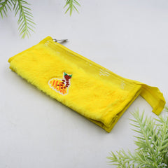 Smart Design Solid Colour Double Pocket Large Capacity with Zipper, Reusable Mul - 7046_multipurpose_2pocket_pouch