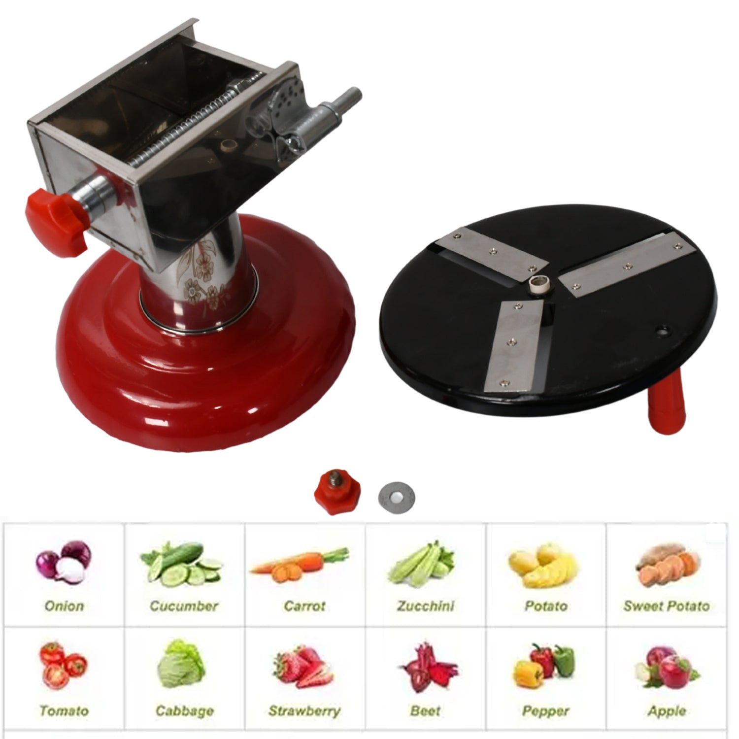 Stainless Steel Chips Maker and Vegetable Slicer for Kitchen Potato Slicer Grate - 8259_ss_potato_chips_maker_1pc