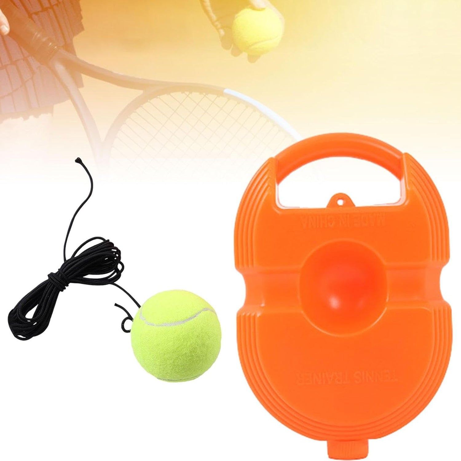 Tennis Trainer Rebound Ball with String, Convenient Tennis Training Gear, Tennis - 17599_tennis_trainer_with_ball_n_string