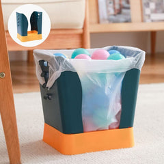 Large expandable trash can for kitchen and bathroom