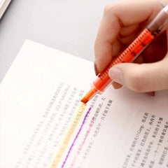 Creative Highlighter Pens Fluorescent Marker For Kids, watercolor highlighter ma - 8869_highlight_marker_pen_1pc