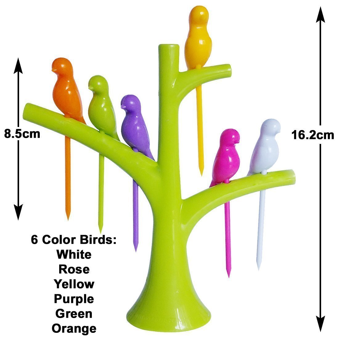 Superior eMart Bird Shaped Fruit Forks for Fun Displays