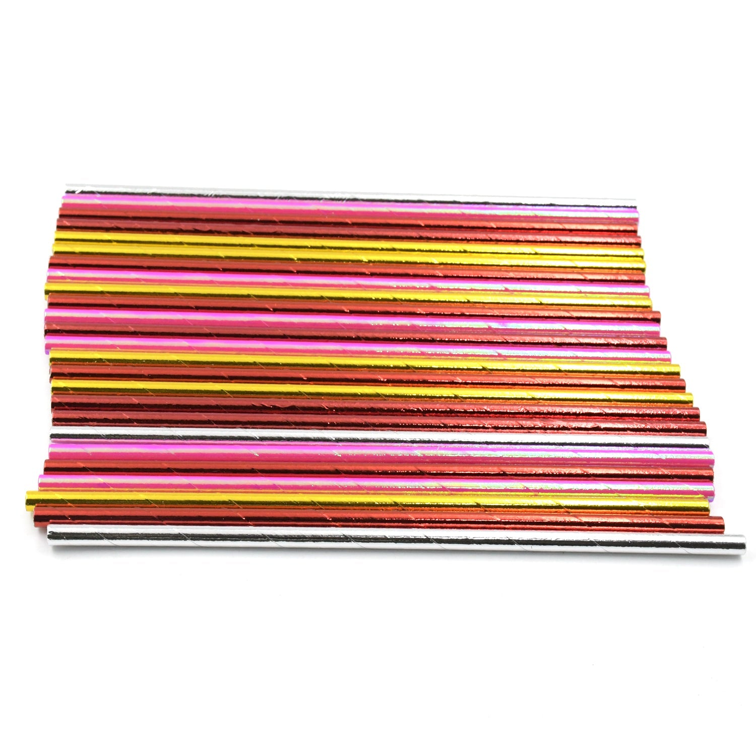 Home Paper Straws Durable & Eco-Friendly Colorful - Drinking Straws & Party Deco - 5519_paper_straw_25pc_set