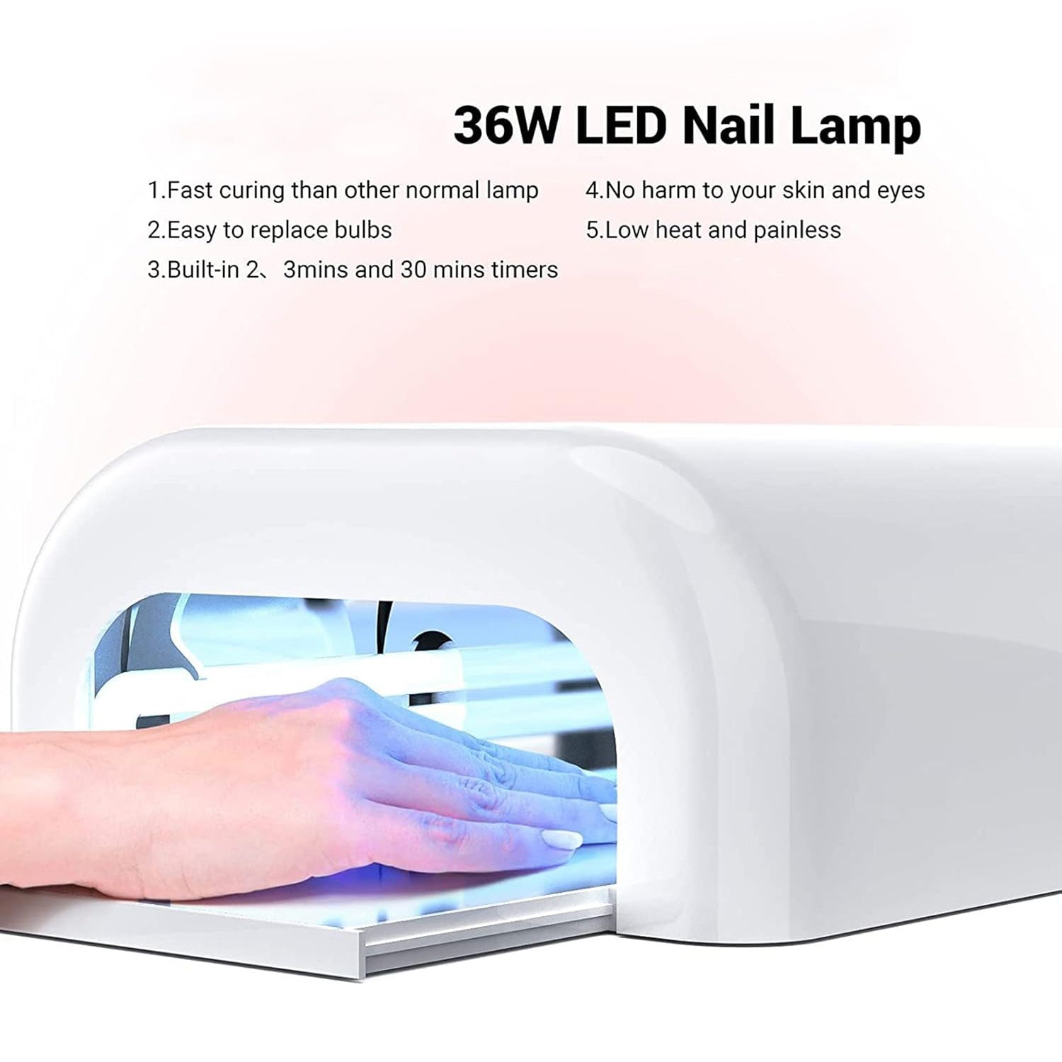 36W LED UV Lamp Nail Dryer Gel Nail Lamp Nail Polish Curing Lamp (1 Pc) - 13692_36w_nail_curing_uv_lamp_no8