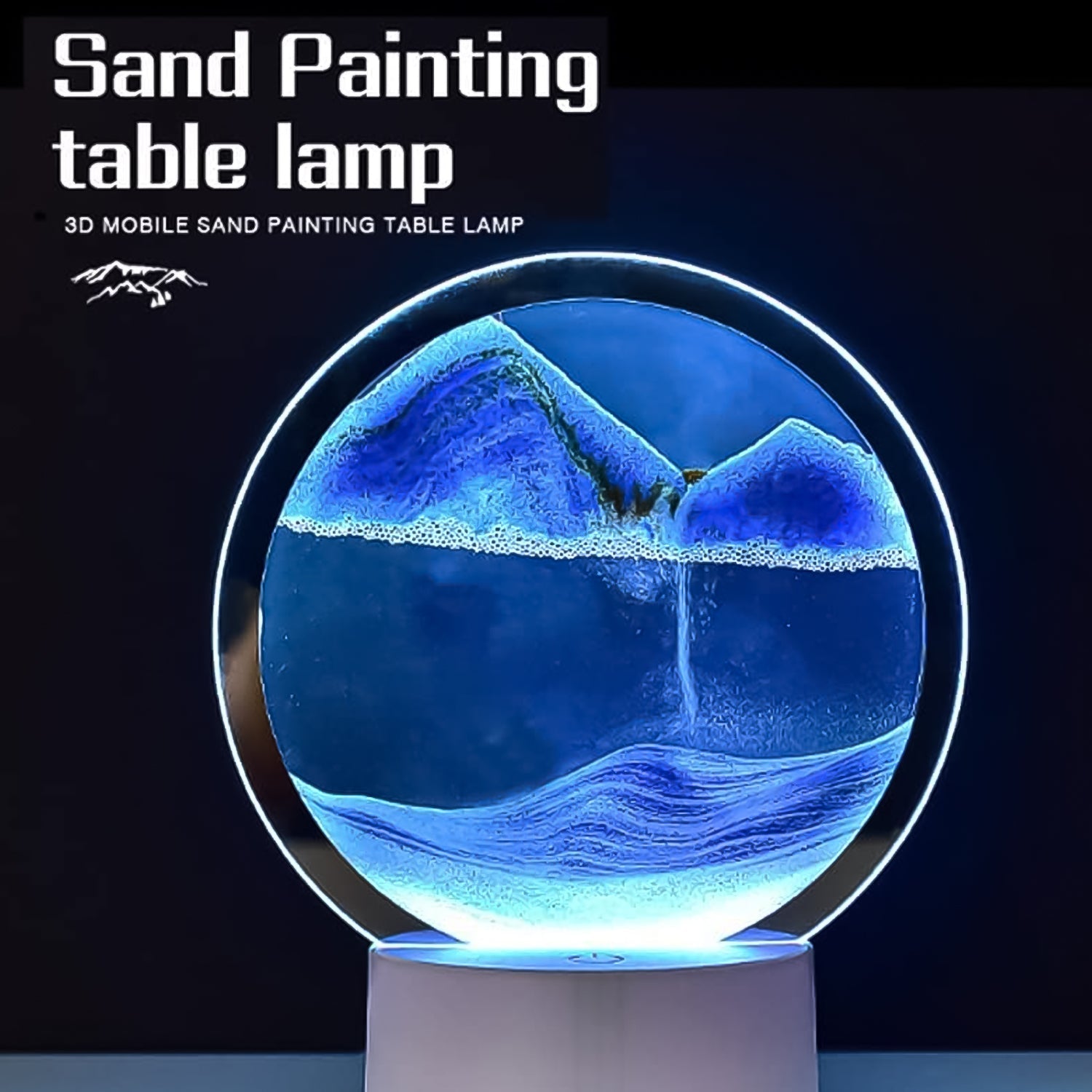 5 Color Light Moving Sand Art Picture (1 Pc) - 13004_3d_5color_light_art_moving_sand