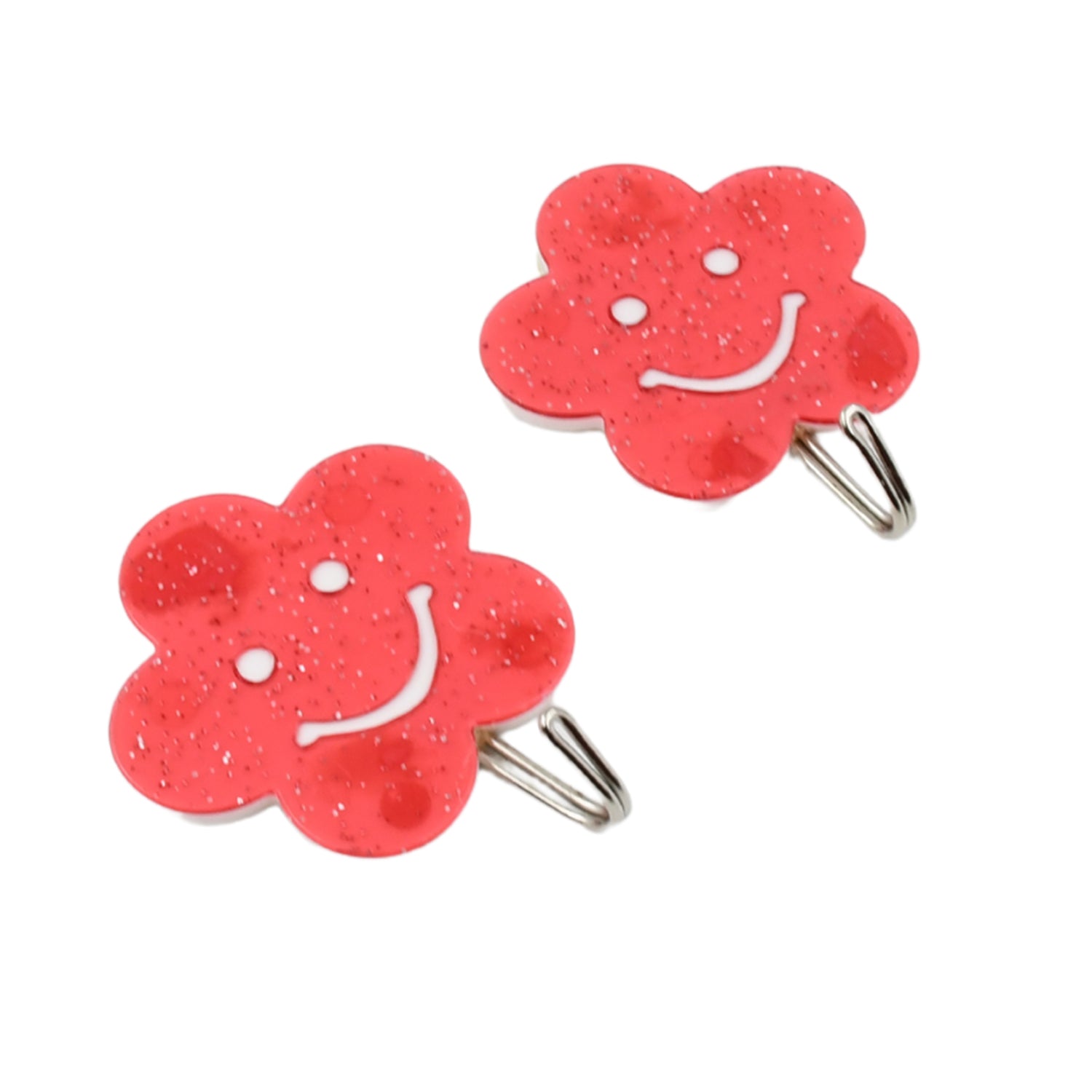 Multipurpose Strong Hook Self-Adhesive hooks for wall Heavy Duty Hook, Sticky  - 18010_flower_shape_hooks_2pc