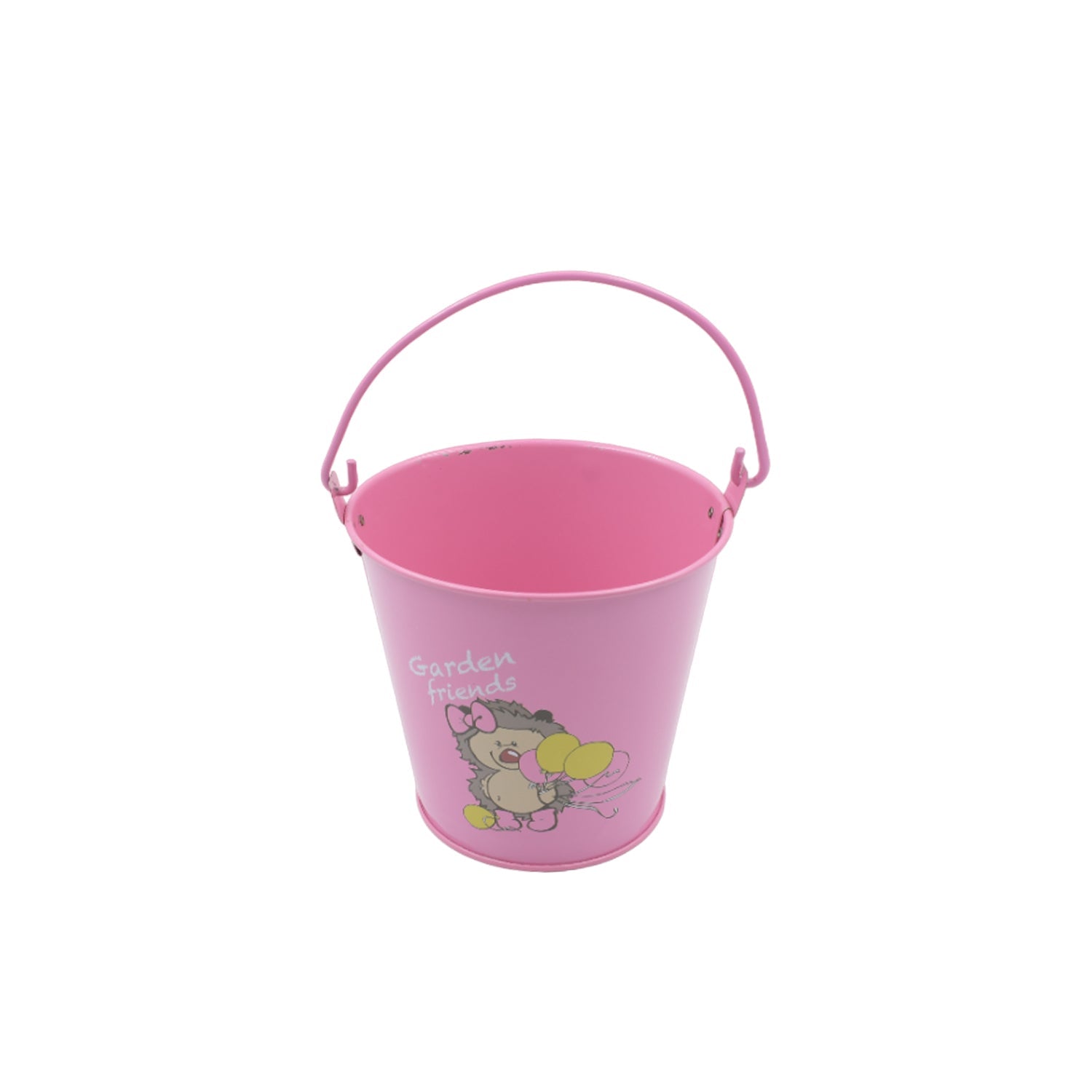 Small Metal Buckets with Handles, Bucket Plant Kids Pot Plant Succulents Metal F - 9274_small_metal_bucket_1pc