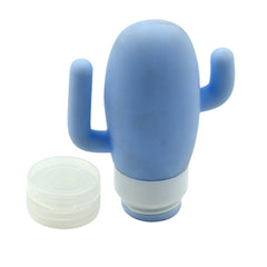 Cactus Shape Portable Soft Silicone Travel Bottles Set Squeezable and Refillable - 6538_cactus_shape_silicone_bottle