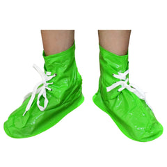 Plastic Shoes Cover Reusable Anti-Slip Boots Zippered Overshoes Covers & Shoe la - 17962_small_rain_shoe_cover_1pair_no3