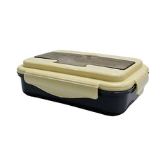 Lunch Box Flex Lock Plastic Liner Lunch Container, Portable Tableware Set for Ki - 2809_flex_lock_lunch_box